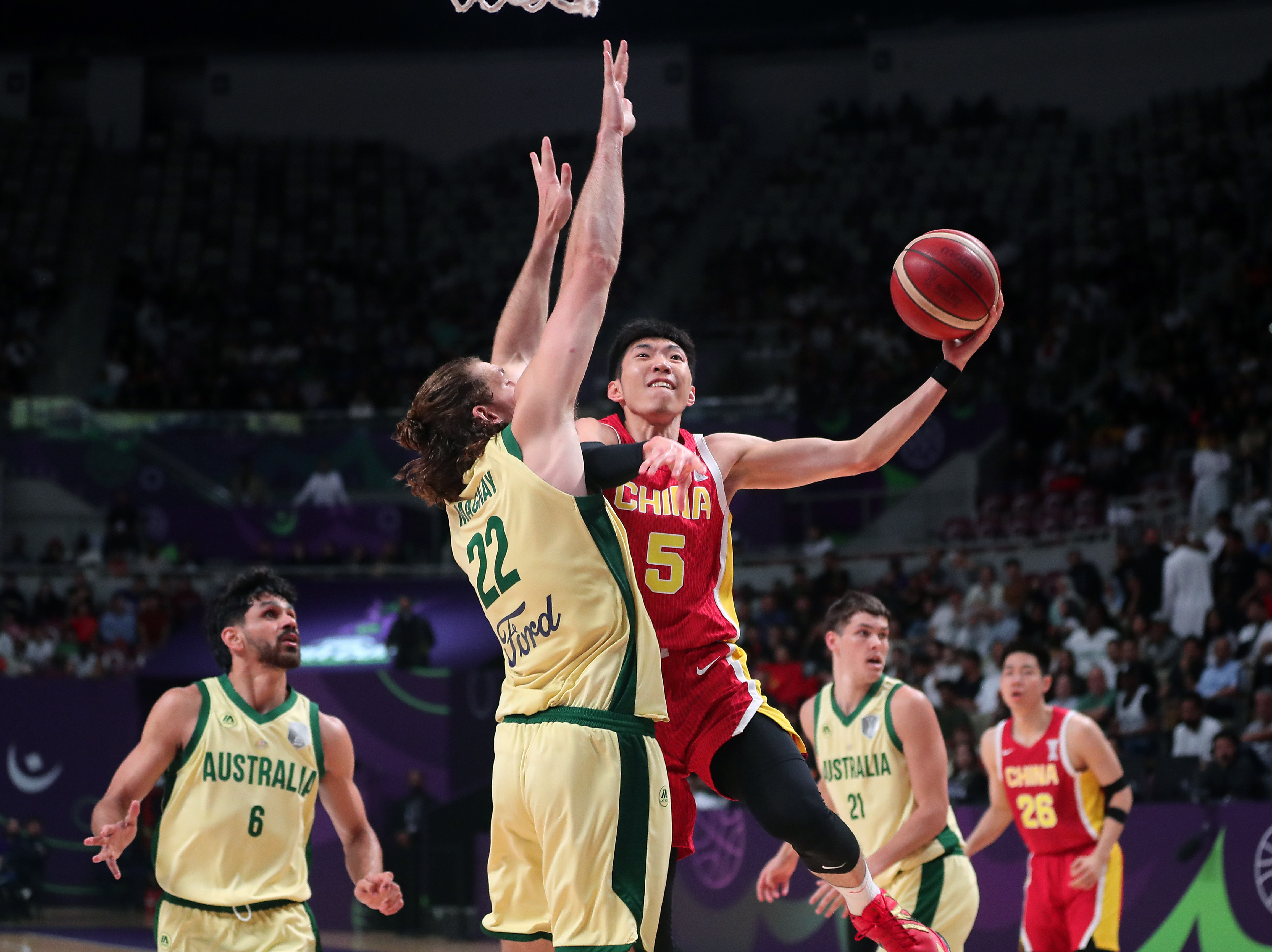 亚洲杯篮球赛：中国男篮晋级四强